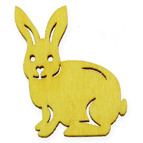 Mélange de figurines de Pâques en bois 2cm - 4cm 108P