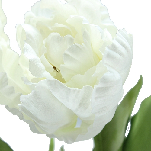 Article Tulipes décoratives blanches 73 cm 3 p.