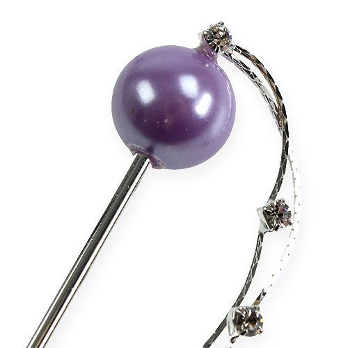 Floristik24 Épingle décorative avec perle 11,5 cm 6 p.