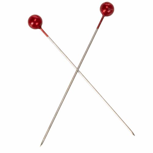 Épingles à tête de nacre Ø6 mm 65 mm Rouge | Floristik24.be