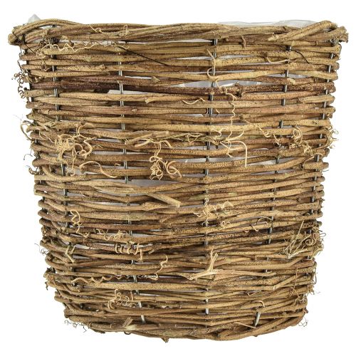 Article Panier à plantes en pot de vigne naturel 20cmx17cmx14cm