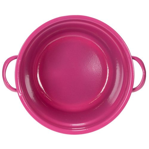 Article Pot de fleurs en métal, design original pour espaces de vie raffinés et décoration élégante, 17 cm, lot de 3