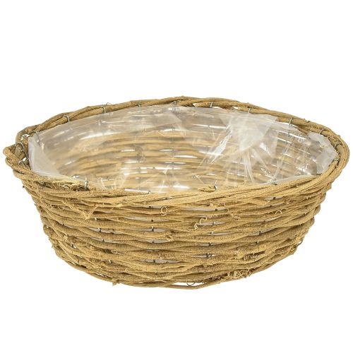 Floristik24 Bol à plantes bol décoratif rond vignes naturelles Ø35cm H12cm