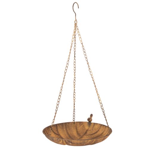 Coupe suspendue décorative, décoration de jardin, aspect rouille, Ø31cm, L62cm acheter | Floristik24.be