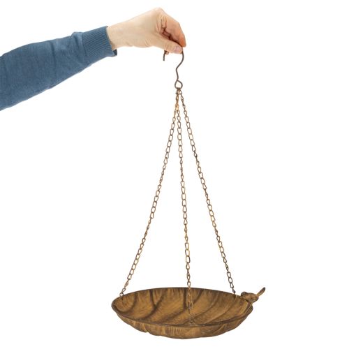 Coupe suspendue décorative, décoration de jardin, aspect rouille, Ø31cm, L62cm | Floristik24.be