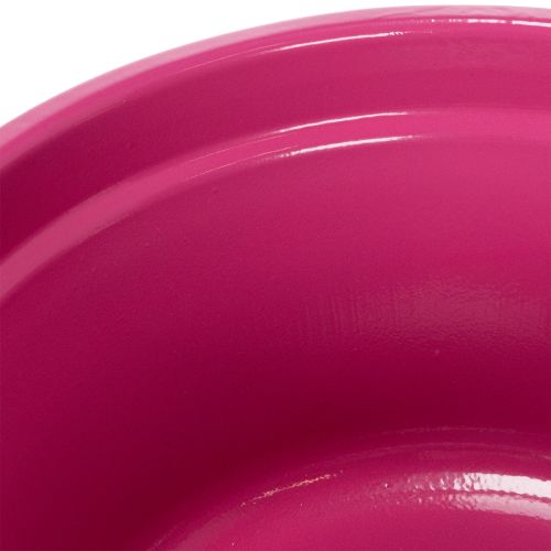 Article Jardinière en tôle, décoration printanière pour le salon, 25 cm, lot de 3