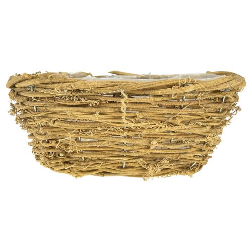 Article Bol à plantes rond vigne naturel Ø23cm H9,5cm
