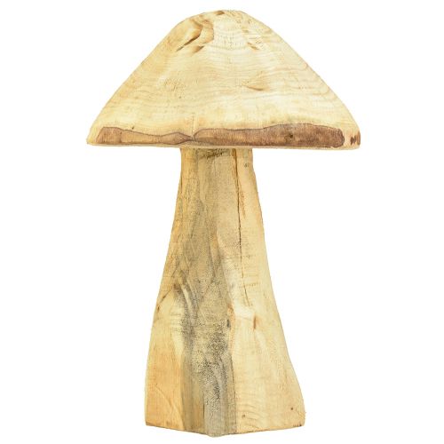 Floristik24 Champignon décoratif naturel en bois d'orme champignon en bois 27cm