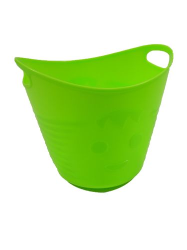 Article Pots en plastique avec poignées 18pcs. 10,5cmx9cm vert