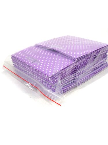 Floristik24 Sac plastique 10,5x10,5cm 16 pièces violet