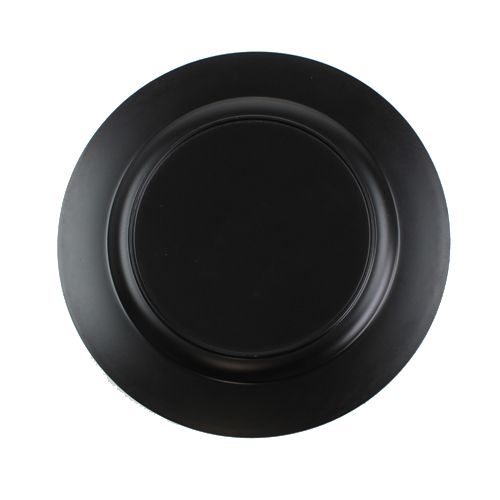 Article Assiettes décoratives en plastique rouge Ø33cm avec effet émaillé 6pcs