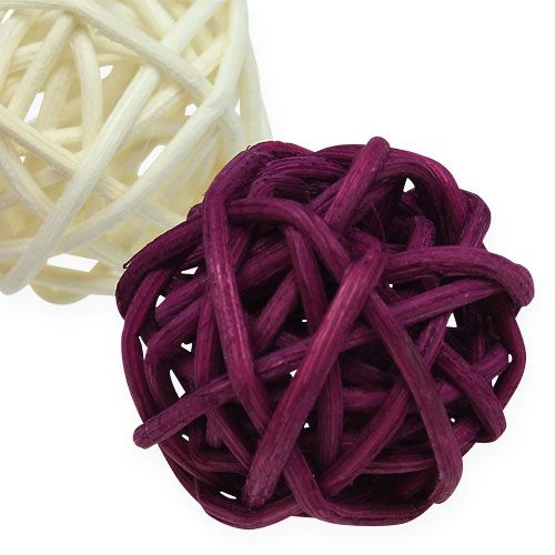 Floristik24 Assortiment de Lataball 3cm Erika 72 pcs