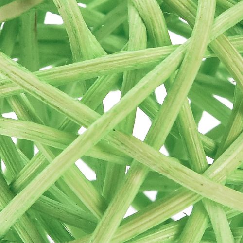 Article Boules de rotin vert clair vert crème assorties rotin Ø5cm 24 pcs