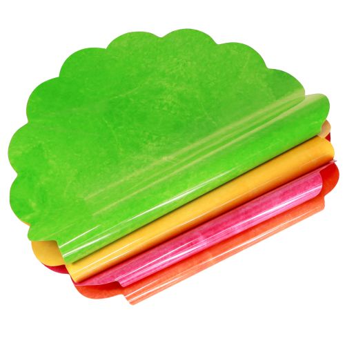 Manchettes Rondella marbrées Ø37cm Assortiment 100 pièces