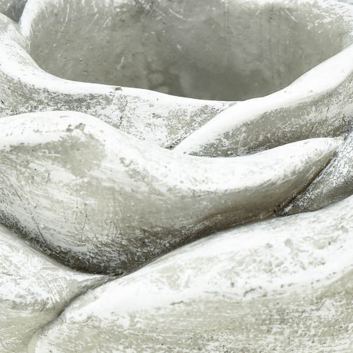 Article Décoration tombeau rose bougeoir décoration de table gris blanc Ø14cm H7cm