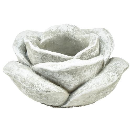 Article Décoration tombeau en céramique rose décoration de table bougeoir grand Ø17cm H9cm