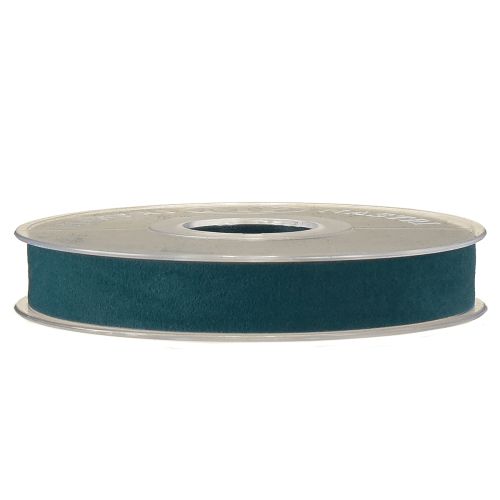 Article Ruban de velours bleu pour bijoux, cadeau, 15 mm, 7 m