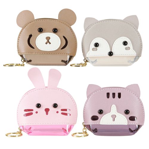 Floristik24 Porte-clés portefeuille pour enfant 11 cm 4 pièces