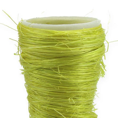 Floristik24 Cornet en sisal vert clair Ø 4,5 cm L. 60 cm 5 p.