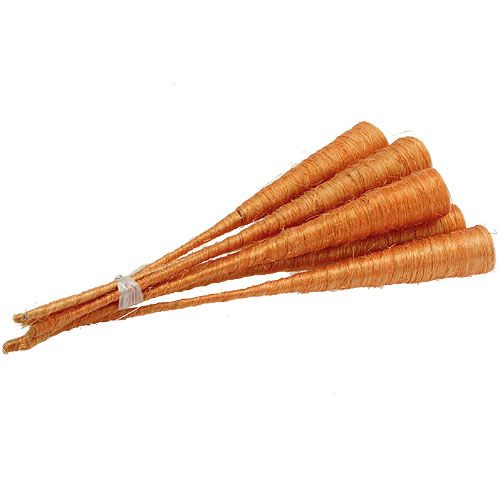 Floristik24 Vase en sisal orange Ø 3 cm L. 30 cm 12 p.