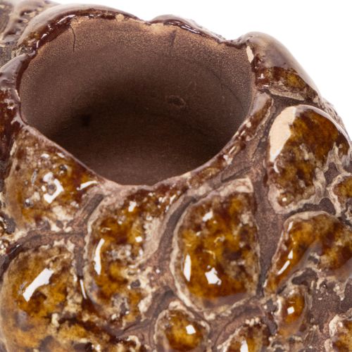 Bougeoirs coniques en forme de pomme de pin, 8 cm, lot de 3 | Floristik24.be