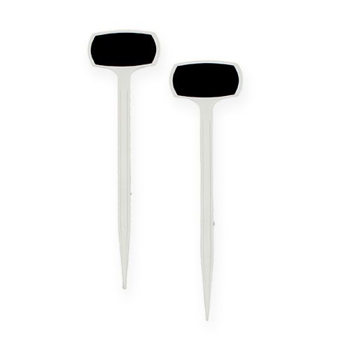 Article Etiquettes pour plantes 29cm noires inclinées 10 pcs