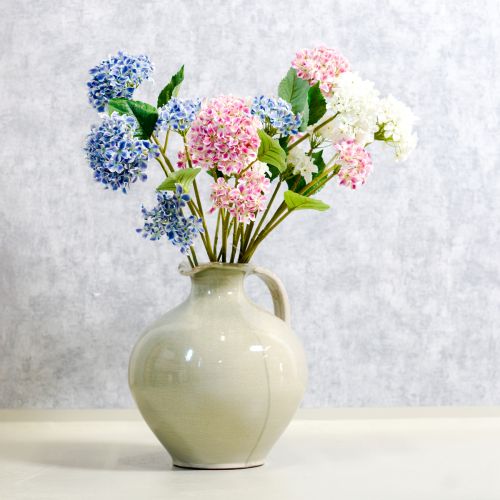 Article Fleur d'hortensia artificielle élégante et durable, 80 cm, 2 pièces