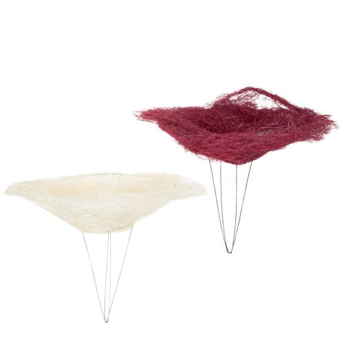 Floristik24 Collier pour bouquet, accessoire floral pour compositions florales créatives, 20 cm, lot de 8