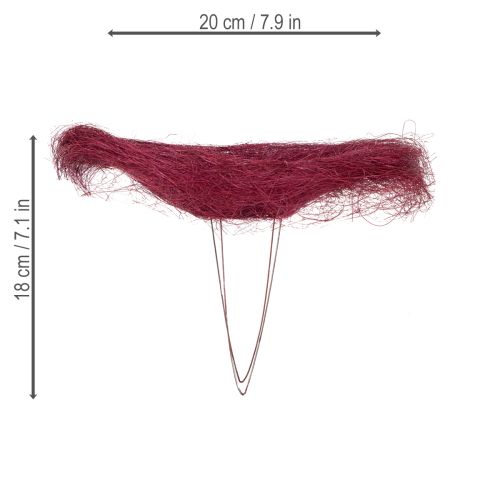 Article Collier pour bouquet, accessoire floral pour compositions florales créatives, 20 cm, lot de 8