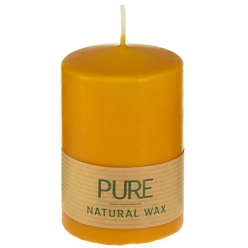Article Bougie pilier Bougies Wenzel Bougies PURE Miel de stéarine 90x60mm