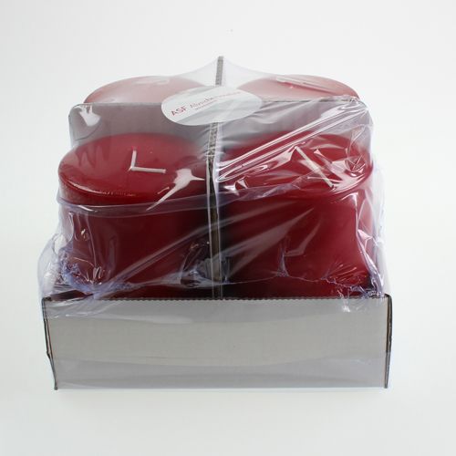 Article Bougie pilier 150/100 rouge 4pcs