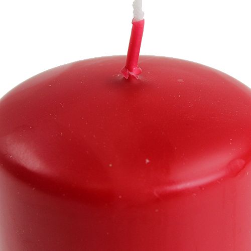 Article Bougies piliers bougies rouges H70mm Ø50mm 12 pcs