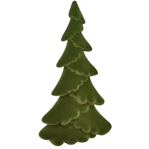 Décoration de sapin de Noël Sapin de Noël floqué vert 76cm