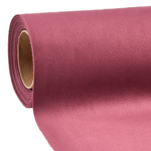 Article Chemin de table en velours Bordeaux rouge foncé, 28×270cm - chemin de table luxueux en tissu décoratif pour les occasions festives
