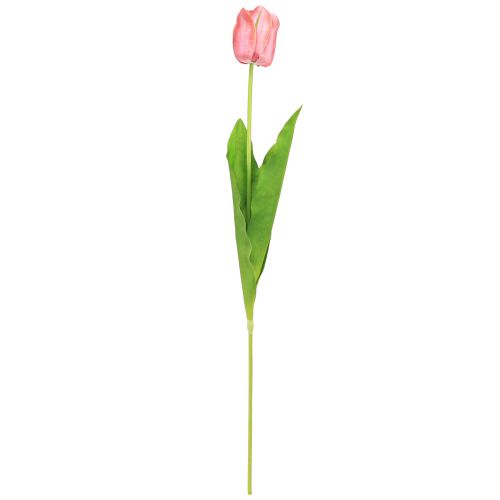Article Fleur artificielle tulipe rouge, fleur de printemps artificielle orange H67cm