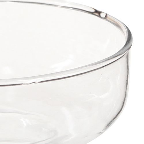 Article Vase bulbeux en verre Rikkie transparent Ø13cm H10cm 2pcs