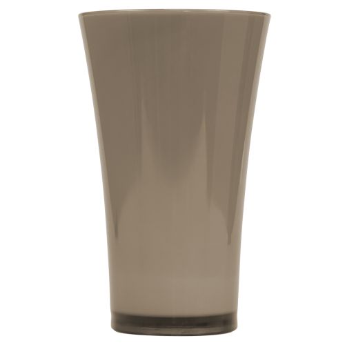 Article Vase &quot;Fizzy&quot; Ø13,5cm H20cm gris platine 1 pc