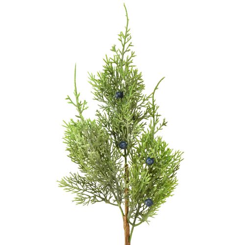 Floristik24 Genévrier avec baies branches artificielles vert bleu L42cm 4pcs