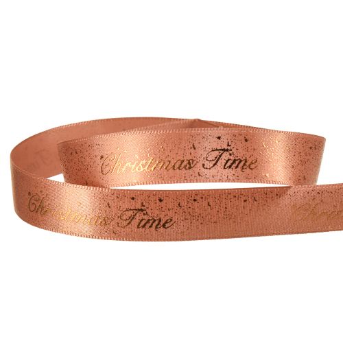 Article Ruban de Noël Ruban du Temps de Noël Rouge Marron Or 15mm 20m