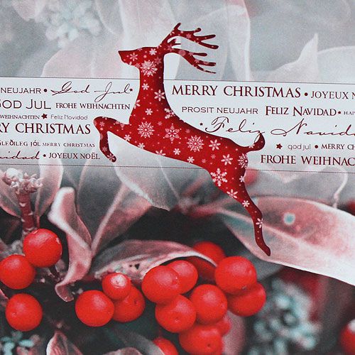 Floristik24 Cartes de Noël 12,5x12,5cm 6pcs