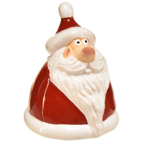 Article Figurine Père Noël rouge 13 cm - Décoration de Noël idéale pour une ambiance festive - 2 pièces