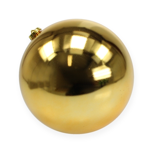 Floristik24 Boule de Noël moyenne dorée 20cm en plastique
