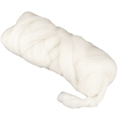 Article Laine mèche 10 m blanche
