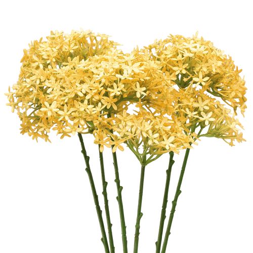 Floristik24 Oignon ornemental Allium sauvage artificiel Jaune 70cm 3 pcs