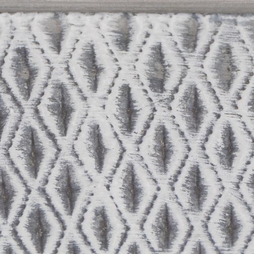 Bol en zinc à motif losanges, 26 cm x 15,5 cm | Floristik24.be