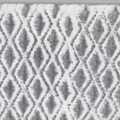Bol en zinc à motif losanges 30 cm × 18 cm H 15 cm | Floristik24.be