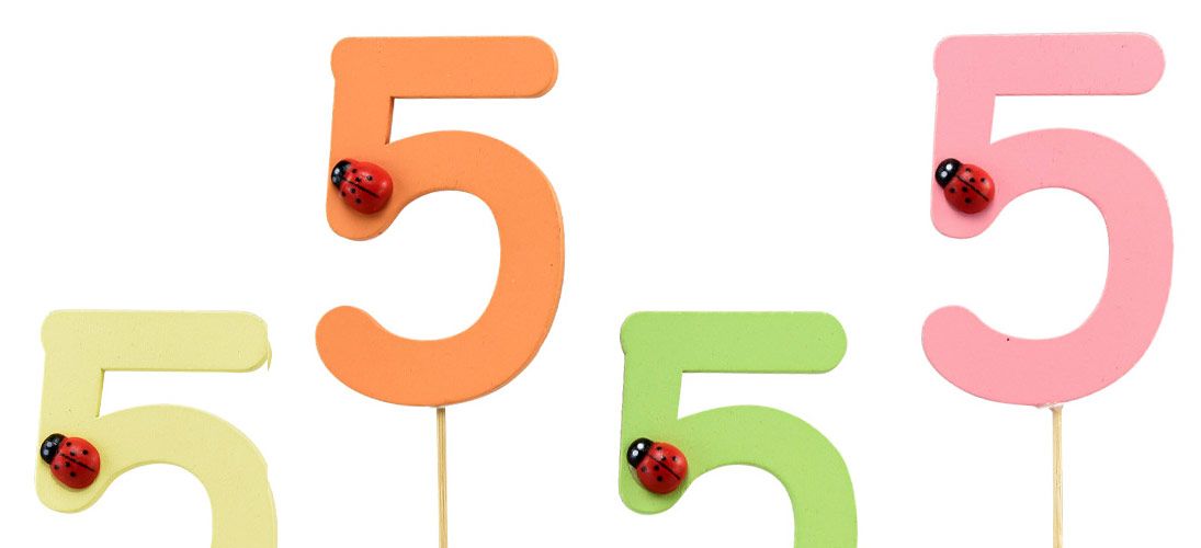 Chiffres pour anniversaire