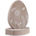 Floristik24 Décoration de table décoration en bois œuf de Pâques support à œufs en bois 14,5 cm 3 pièces
