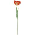 Floristik24 Fleur artificielle perroquet tulipe artificielle tulipe orange 69cm