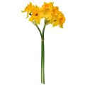 Floristik24 Jonquille décoration fleurs artificielles jonquilles jaunes 38cm 3pcs
